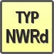 Piktogram - Typ: NWRd